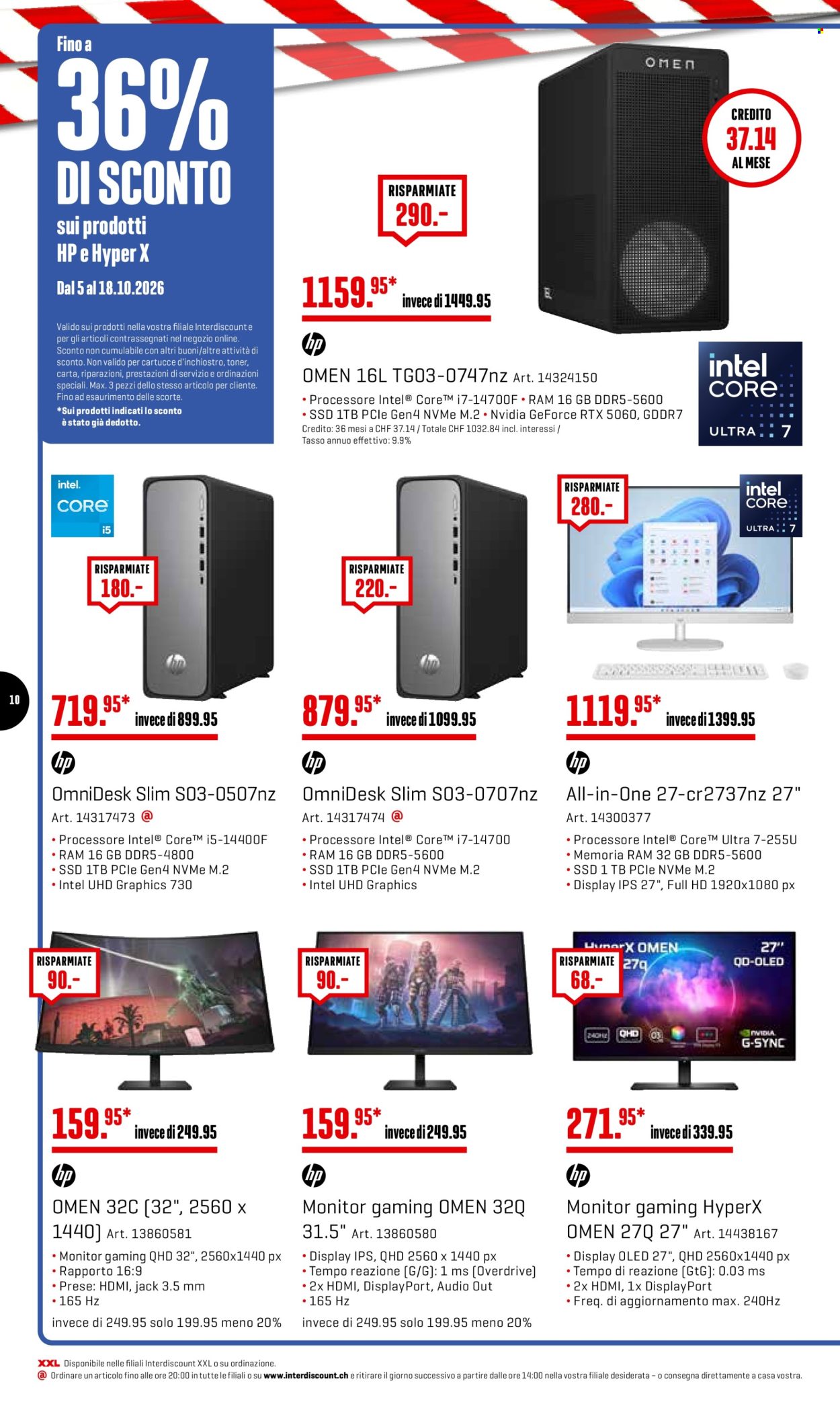 Volantino Interdiscount - 5.10.2026 - 18.10.2026. Pagina 10