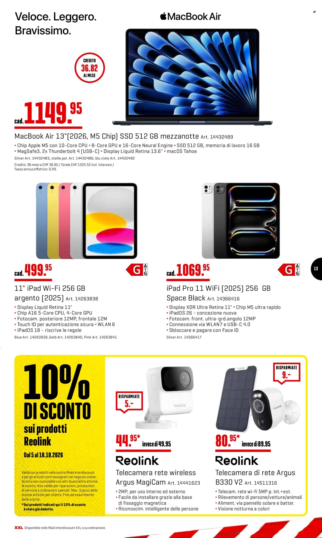 Volantino Interdiscount - 5.10.2026 - 18.10.2026. Pagina 13