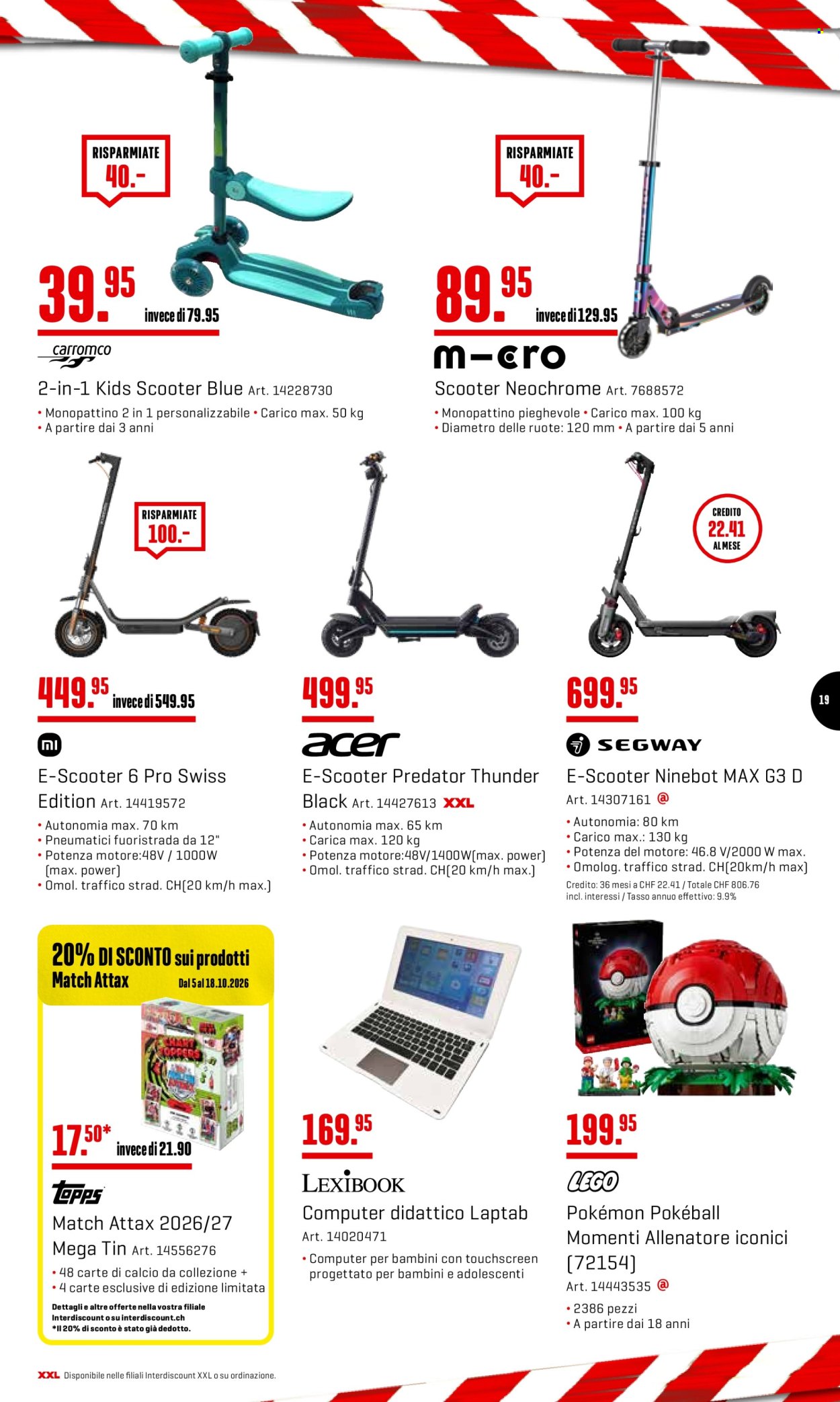 Volantino Interdiscount - 5.10.2026 - 18.10.2026. Pagina 19