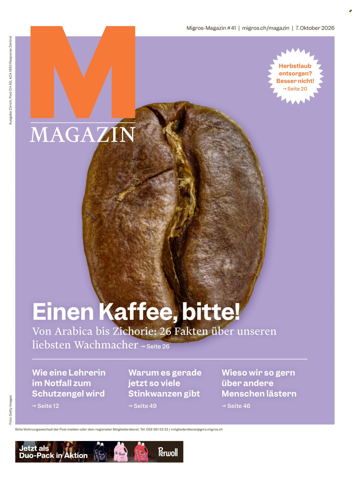Volantino Migros - 8.10.2026 - 14.10.2026. Pagina 1