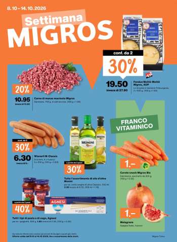 Prospekte Migros - 8.10.2026 - 14.10.2026.