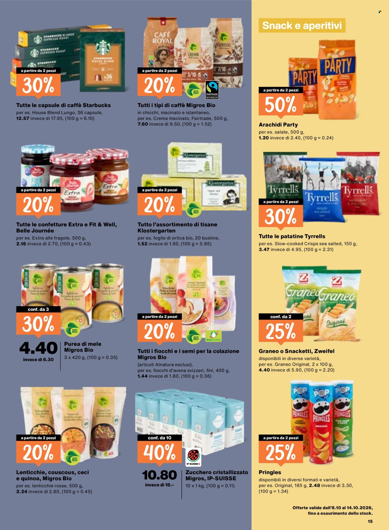 Volantino Migros - 8.10.2026 - 14.10.2026. Pagina 15