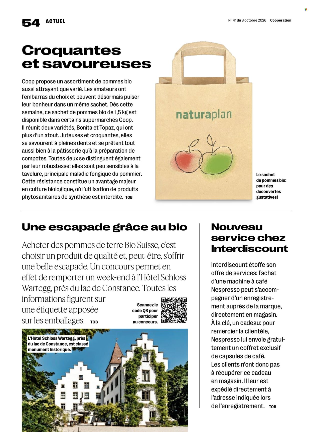 Prospekt Coop - 8.10.2026 - 14.10.2026. Seite 54