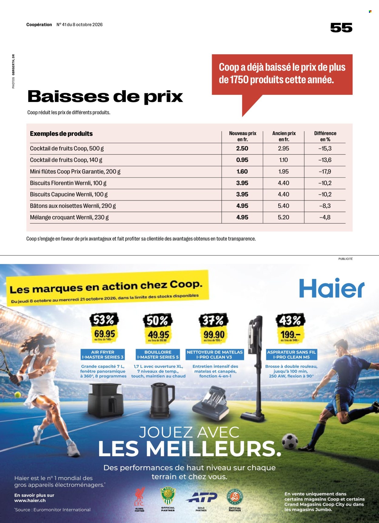 Prospekt Coop - 8.10.2026 - 14.10.2026. Seite 55