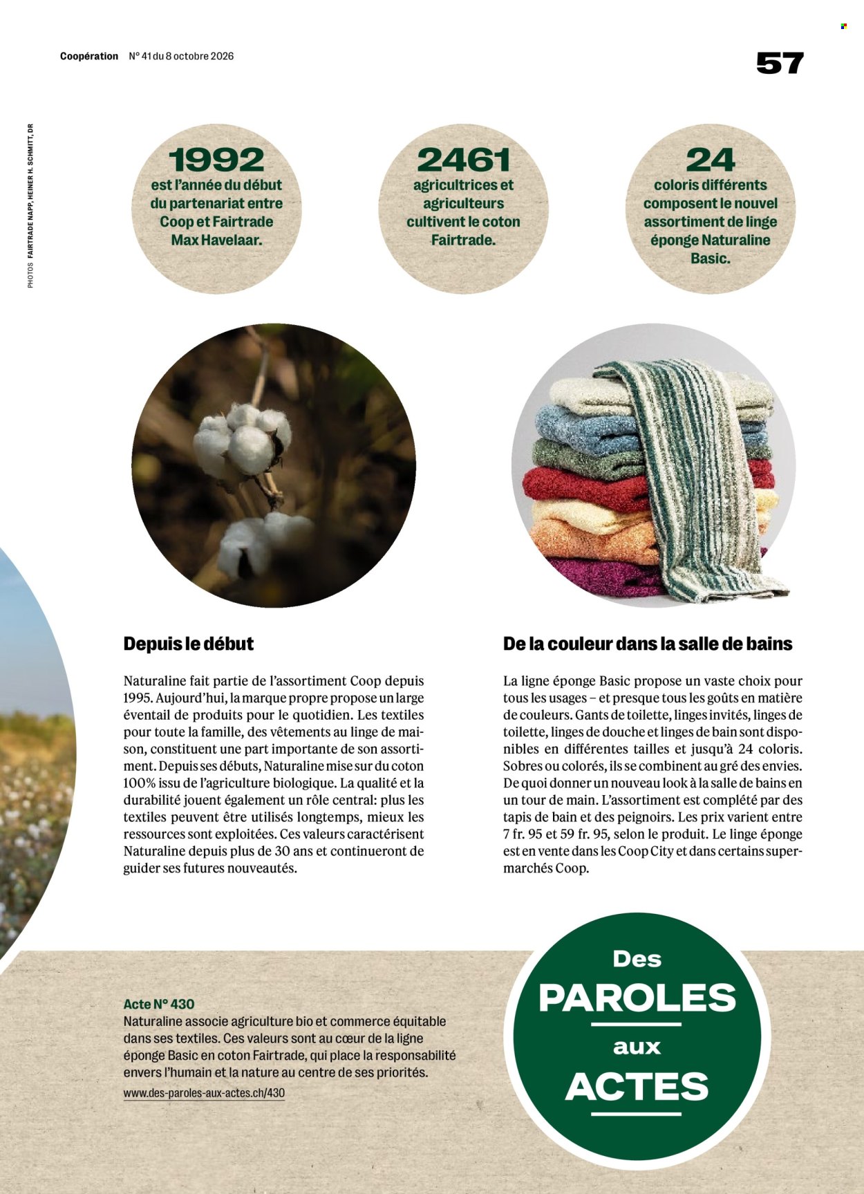Prospekt Coop - 8.10.2026 - 14.10.2026. Seite 57