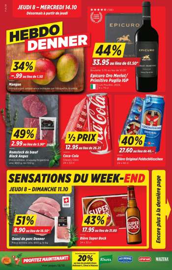 Catalogue Denner - 8.10.2026 - 14.10.2026.