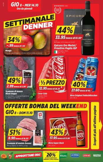 Volantino Denner - 8.10.2026 - 14.10.2026.
