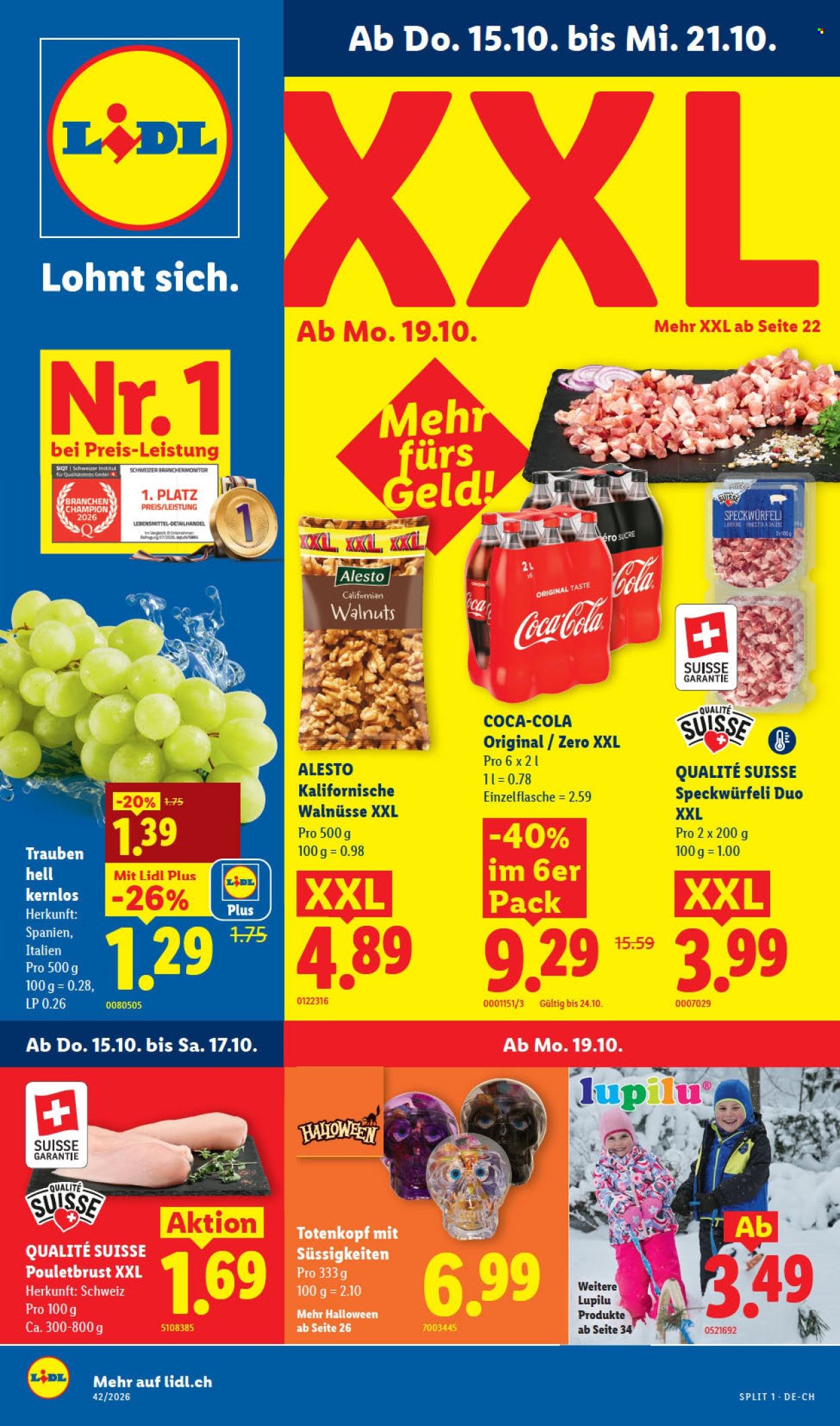 Volantino Lidl - 15.10.2026 - 21.10.2026. Pagina 1