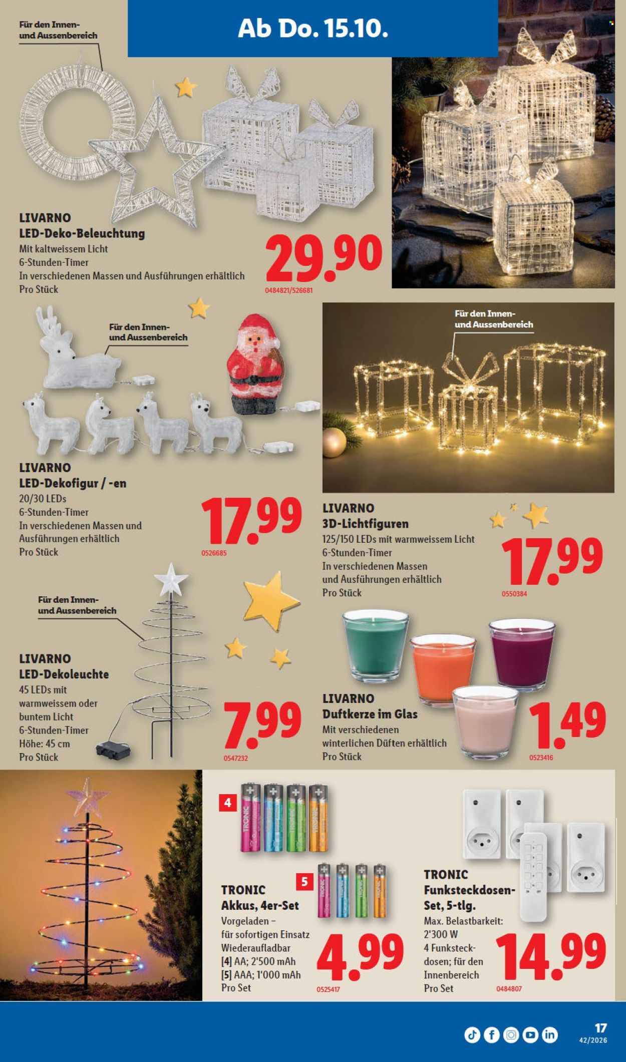 Volantino Lidl - 15.10.2026 - 21.10.2026. Pagina 17