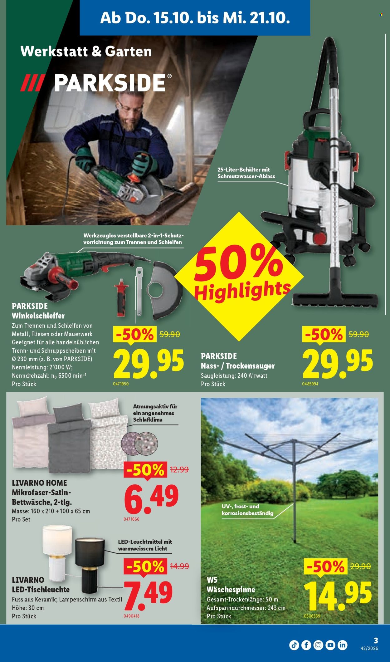 Volantino Lidl - 15.10.2026 - 21.10.2026. Pagina 3