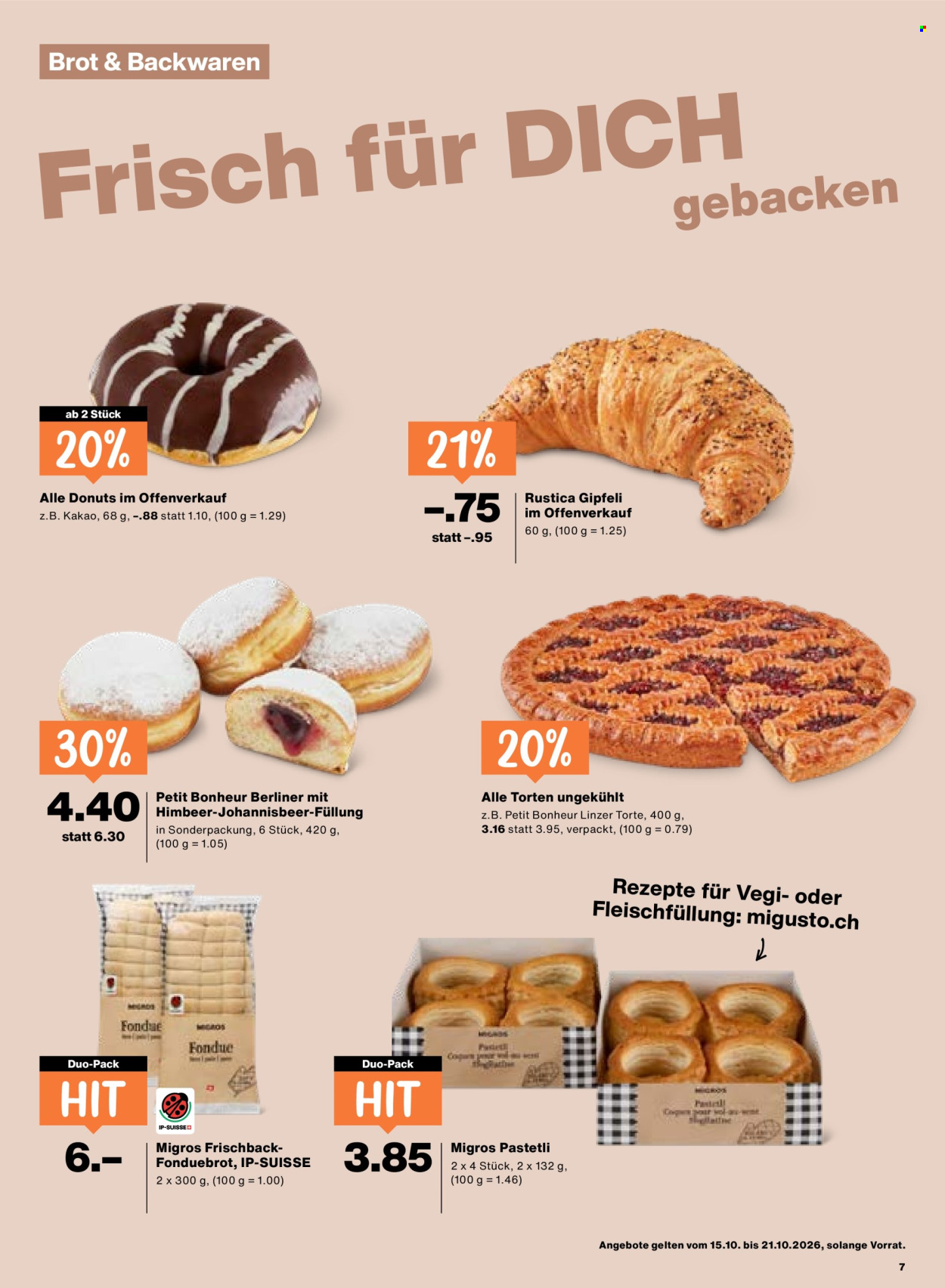 Volantino Migros - 15.10.2026 - 21.10.2026. Pagina 7