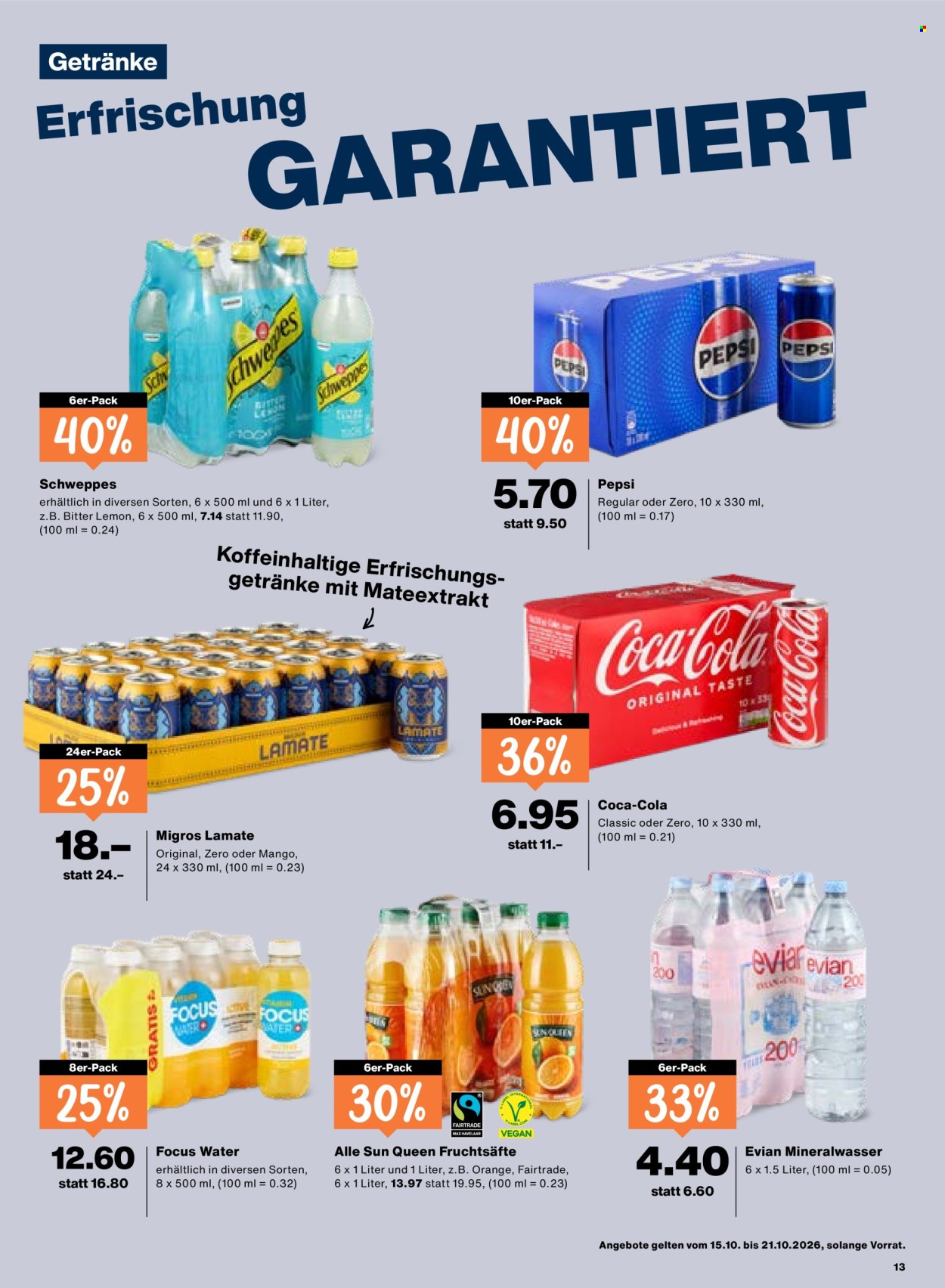 Volantino Migros - 15.10.2026 - 21.10.2026. Pagina 13