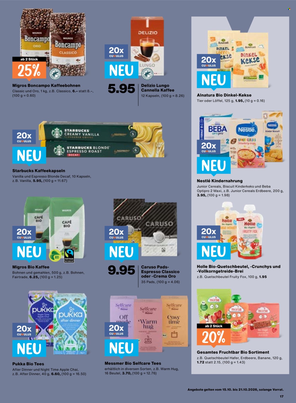 Volantino Migros - 15.10.2026 - 21.10.2026. Pagina 17
