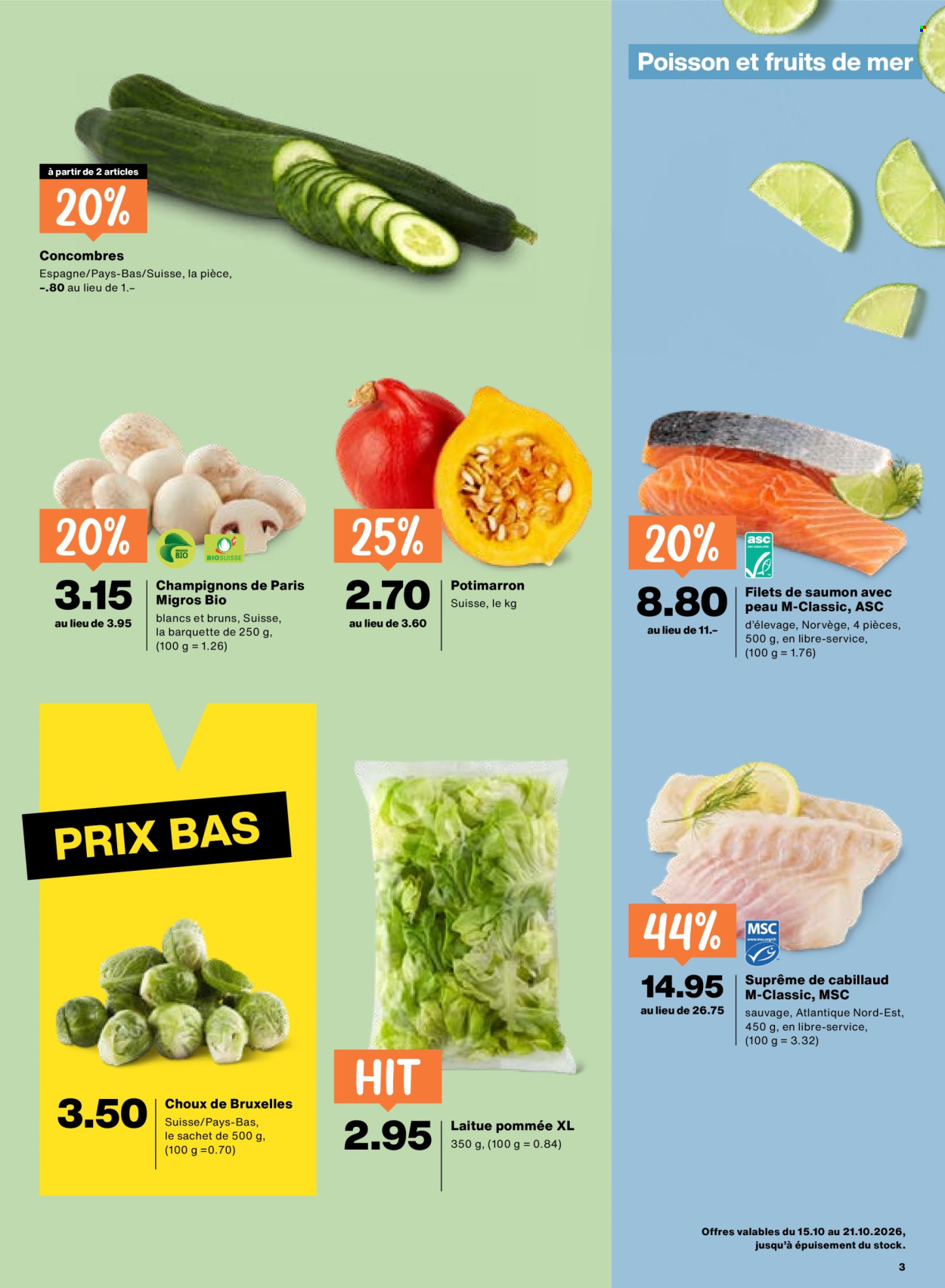 Volantino Migros - 15.10.2026 - 21.10.2026. Pagina 3