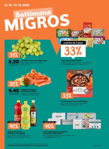Prospekte Migros - 15.10.2026 - 21.10.2026.