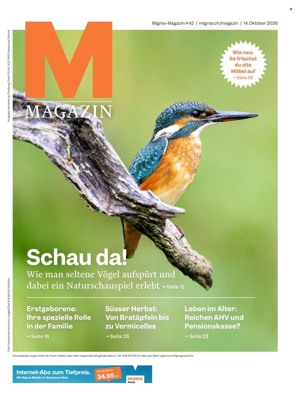 Volantino Migros - 14.10.2026 - 21.10.2026. Pagina 1
