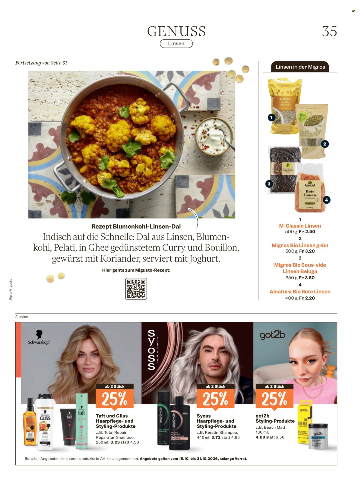 Volantino Migros - 14.10.2026 - 21.10.2026. Pagina 35