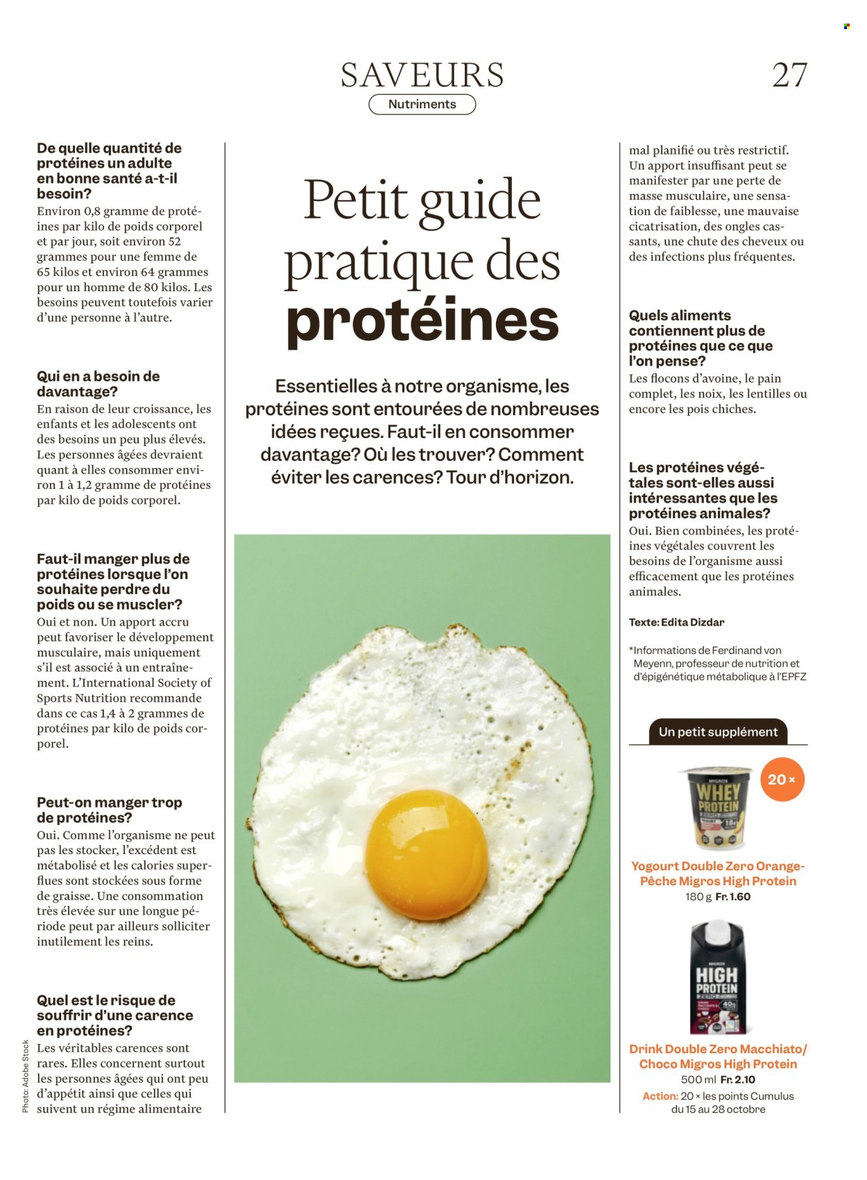 Volantino Migros - 14.10.2026 - 21.10.2026. Pagina 27