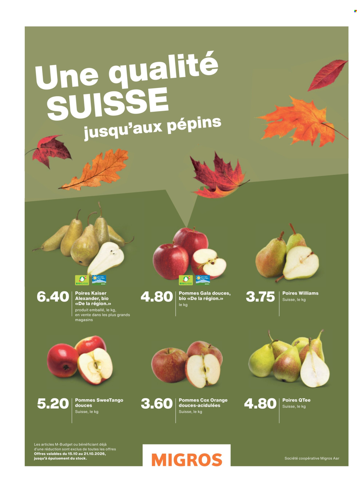 Volantino Migros - 14.10.2026 - 21.10.2026. Pagina 36