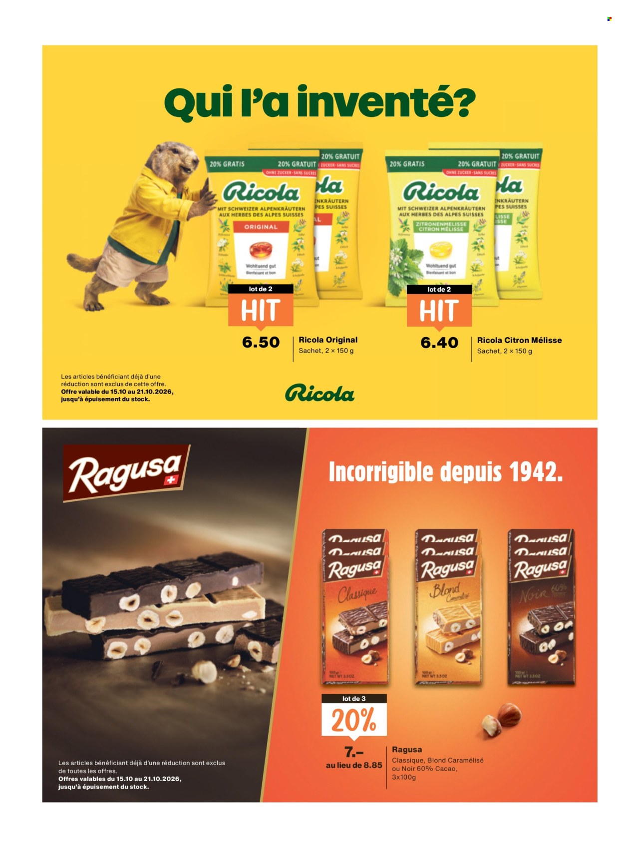 Volantino Migros - 14.10.2026 - 21.10.2026. Pagina 38