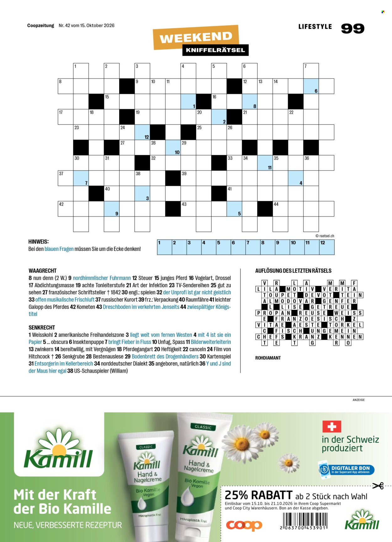 Prospekt Coop - 15.10.2026 - 21.10.2026. Seite 99