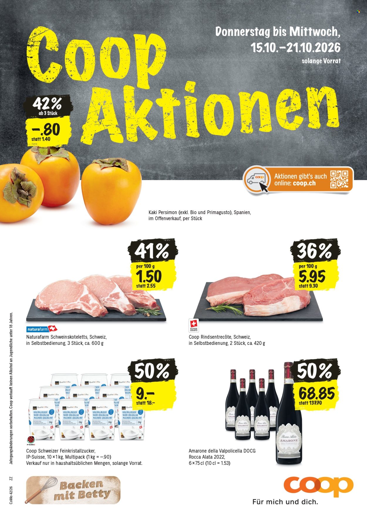 Prospekt Coop - 15.10.2026 - 21.10.2026. Seite 1