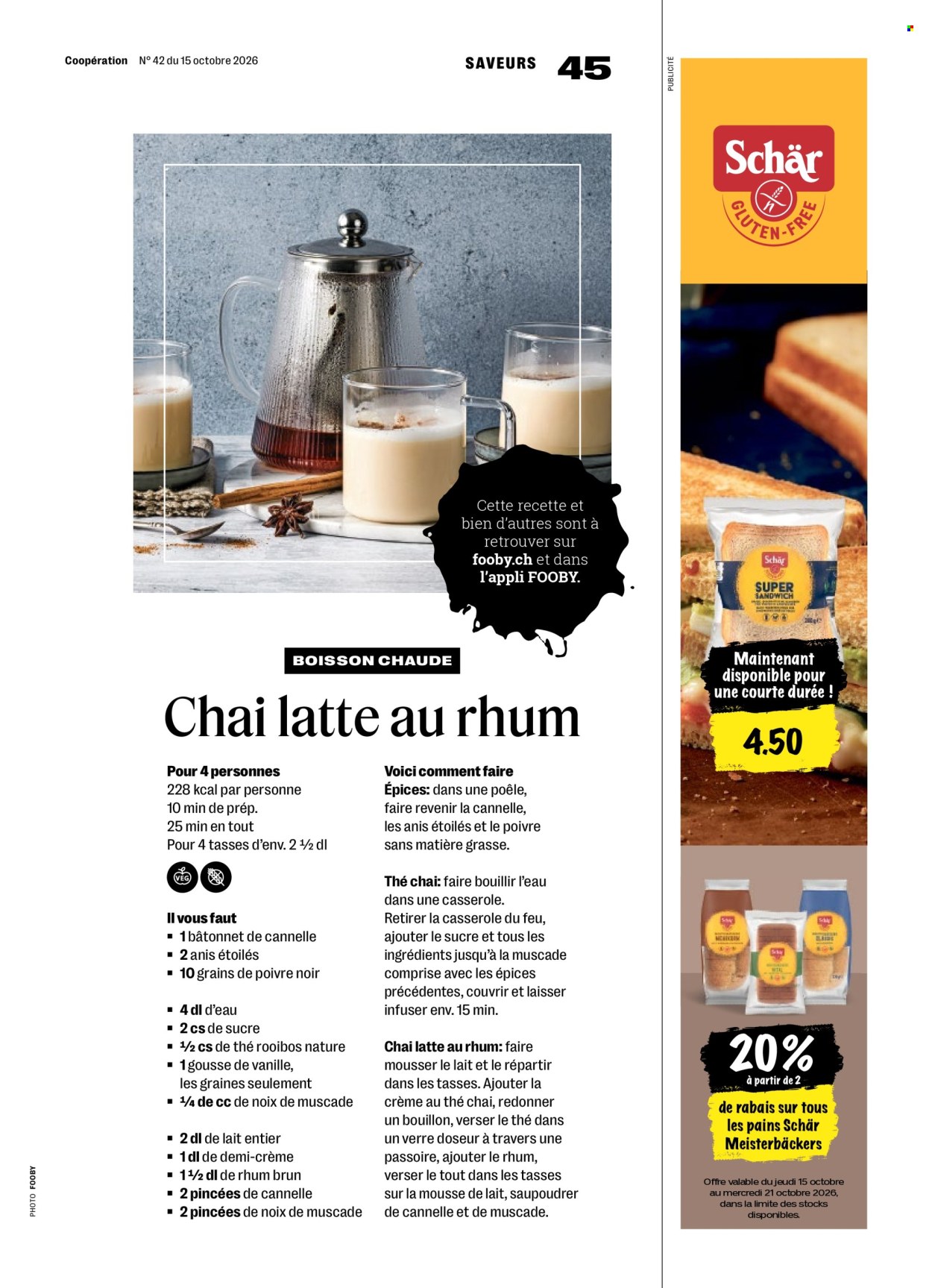 Prospekt Coop - 15.10.2026 - 21.10.2026. Seite 45