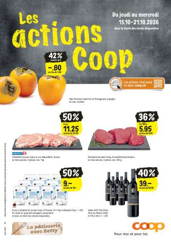 Prospekte Coop - 15.10.2026 - 21.10.2026.