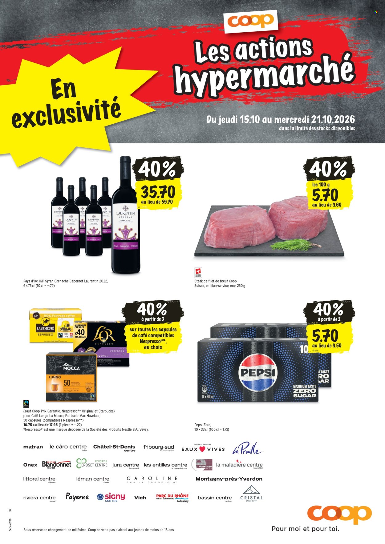 Prospekt Coop - 15.10.2026 - 21.10.2026. Seite 21