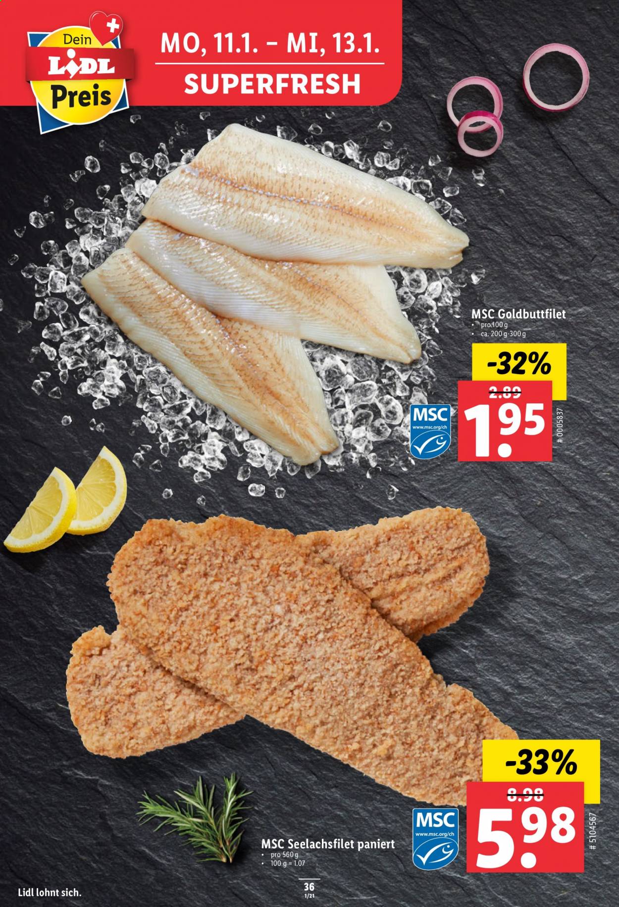 Prospekt Lidl - 7.1.2021 - 13.1.2021. Seite 36