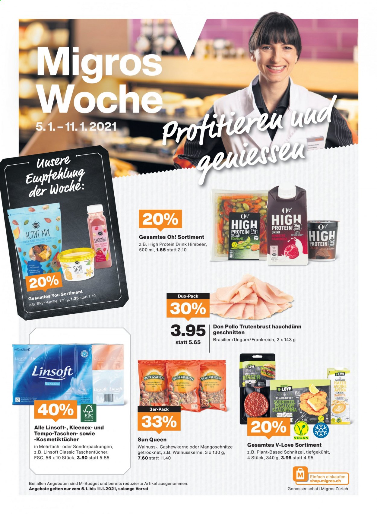 Volantino Migros - 5.1.2021 - 11.1.2021. Pagina 1