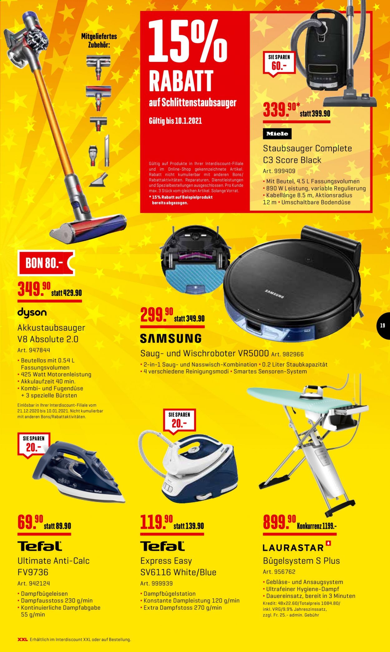 Prospekt Interdiscount - 4.1.2021 - 10.1.2021. Seite 19