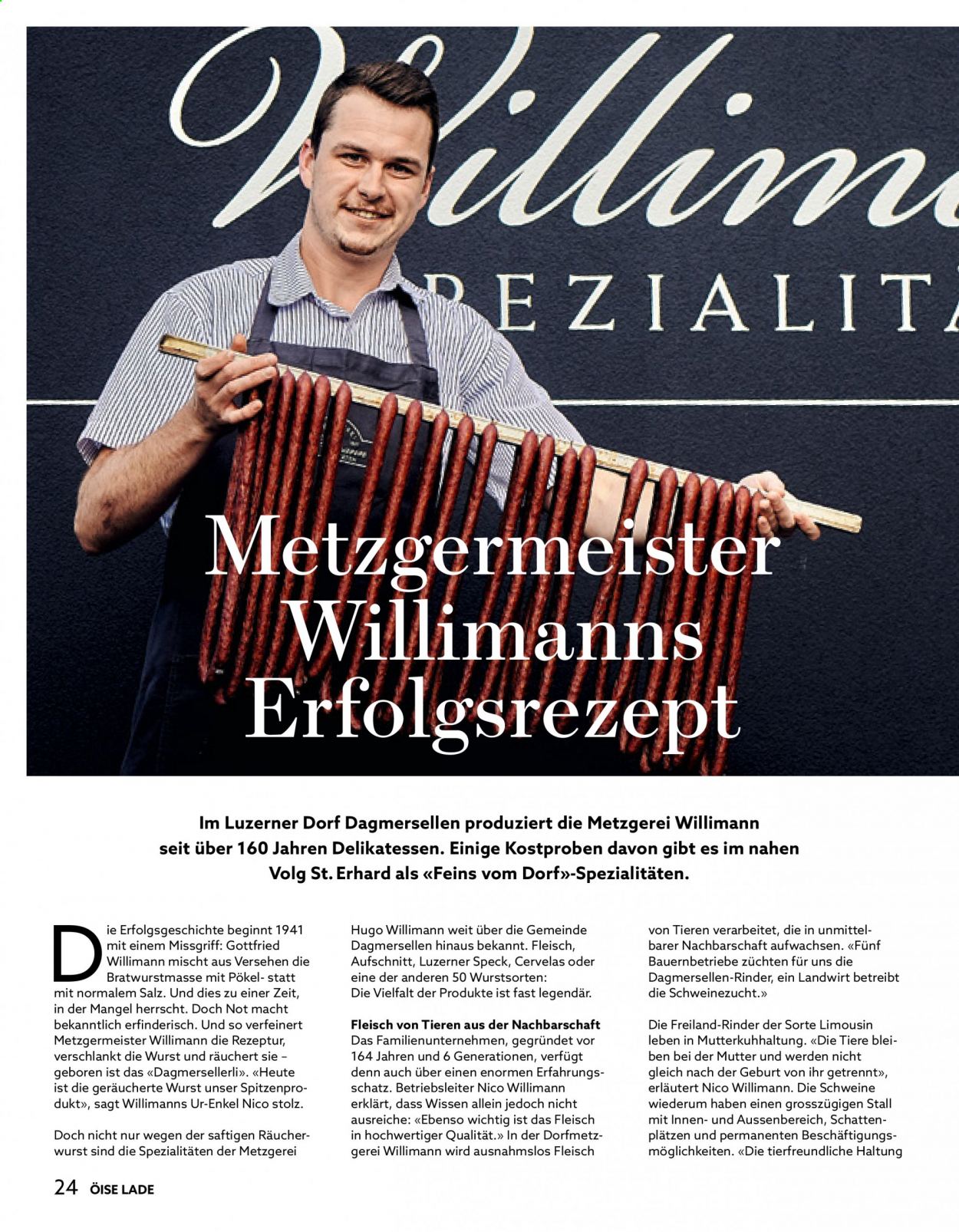 Prospekt Volg. Seite 24