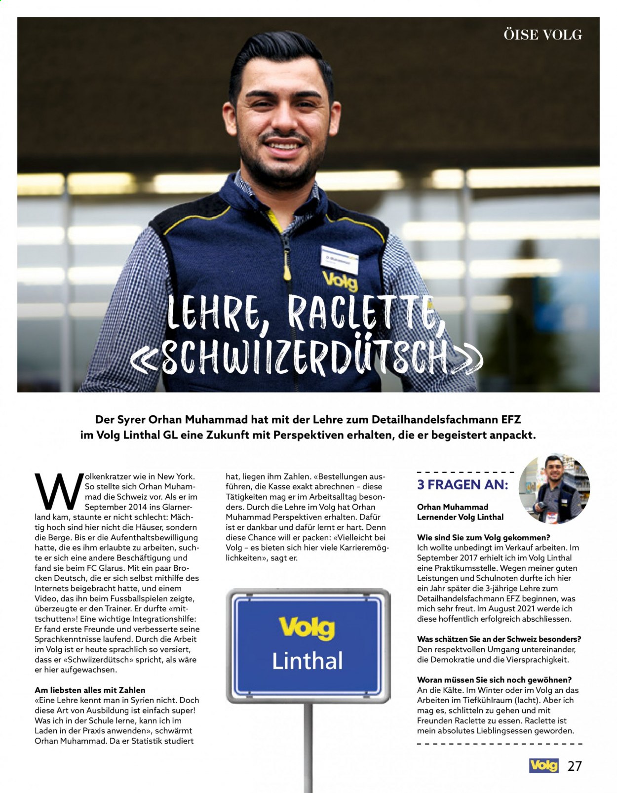 Prospekt Volg. Seite 27