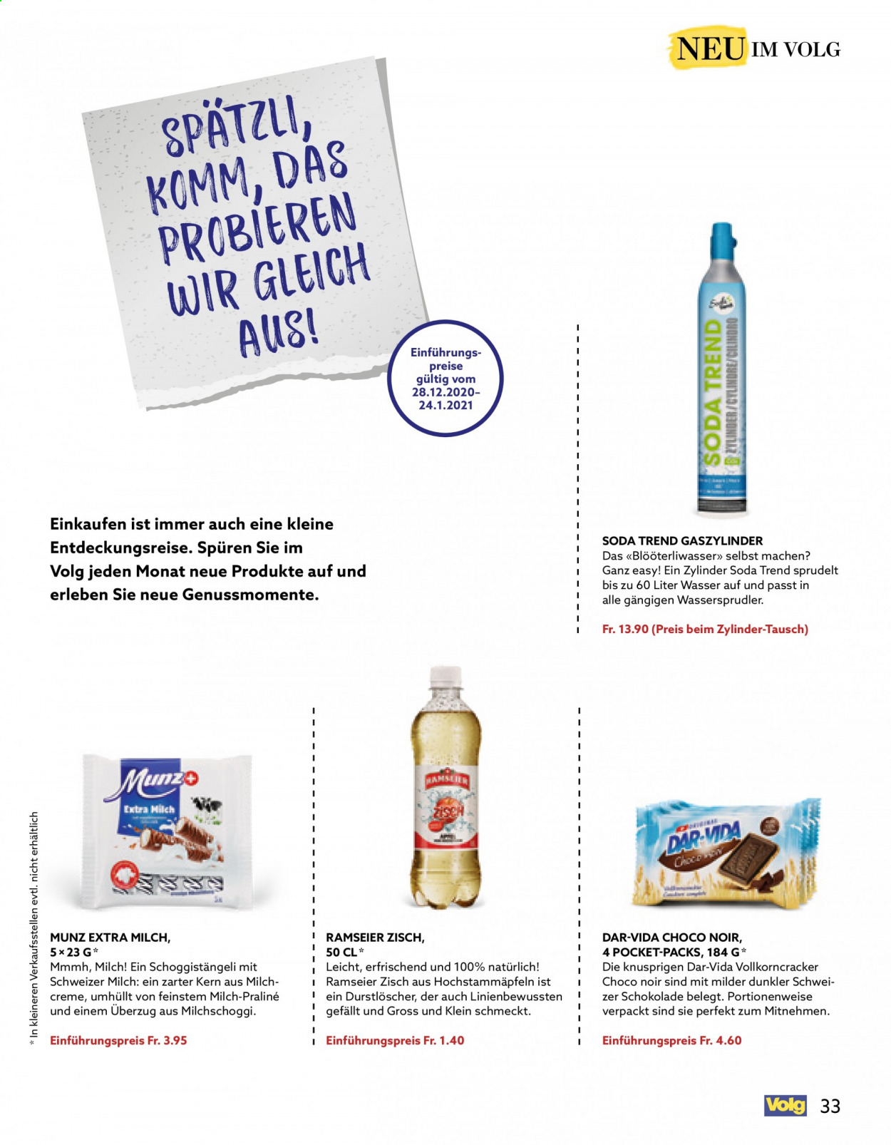 Prospekt Volg. Seite 33