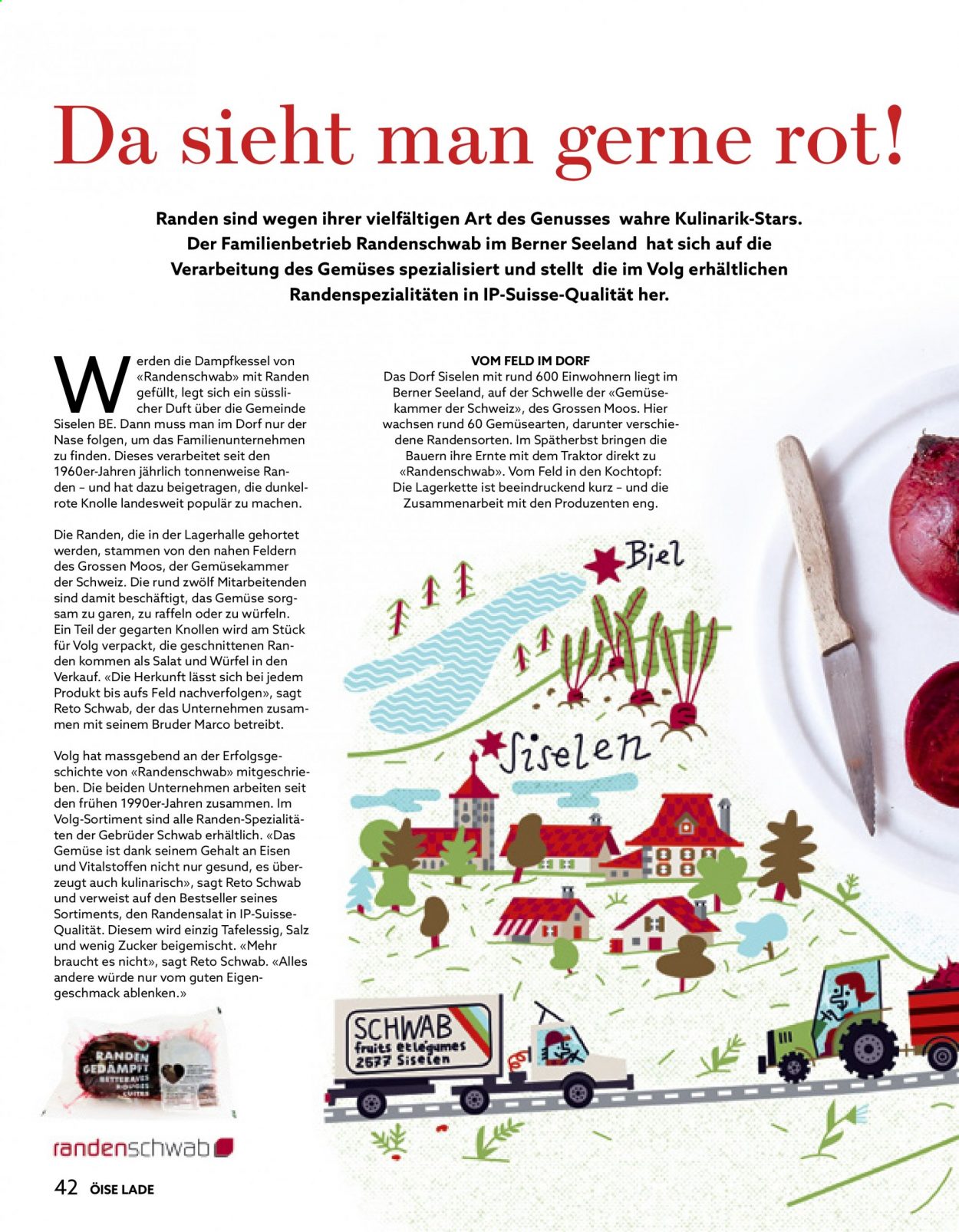 Prospekt Volg. Seite 42