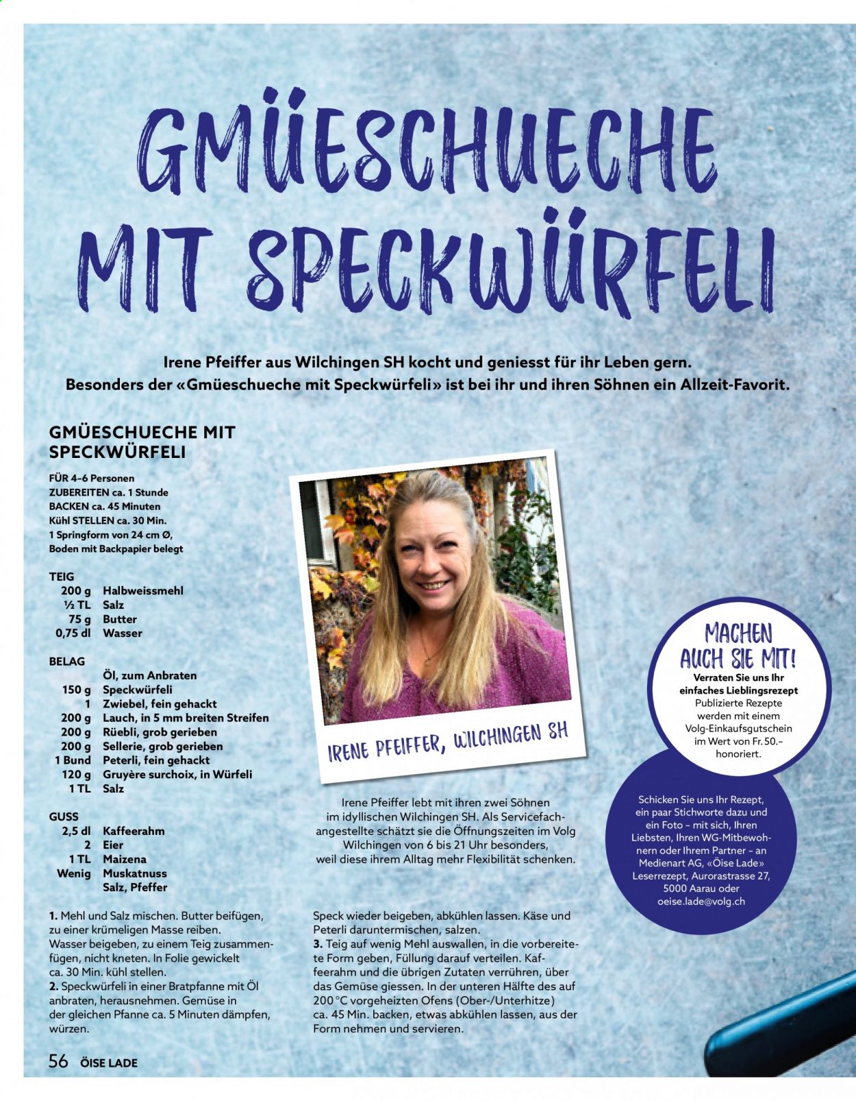 Prospekt Volg. Seite 56