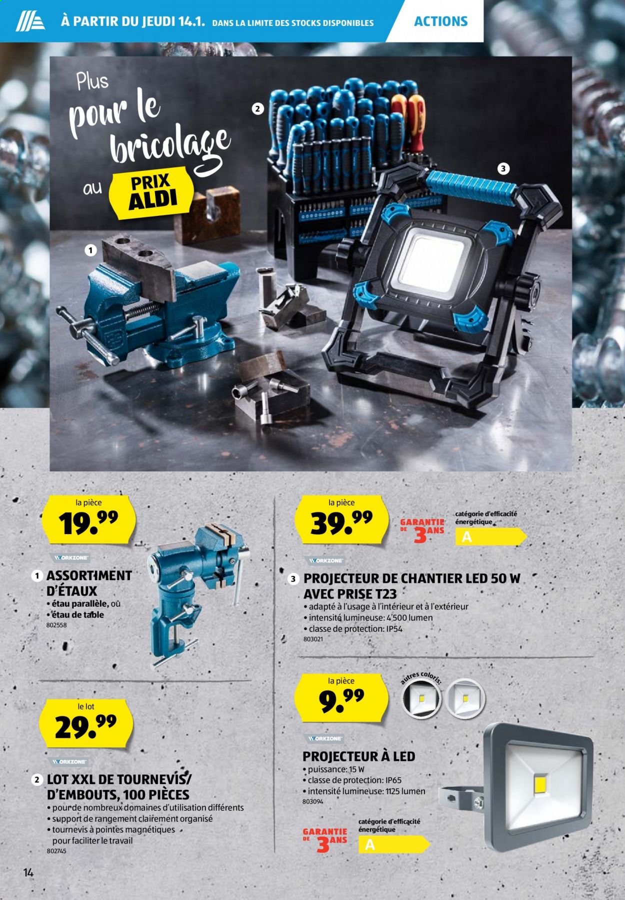Prospekt Aldi - 14.1.2021 - 20.1.2021. Seite 14