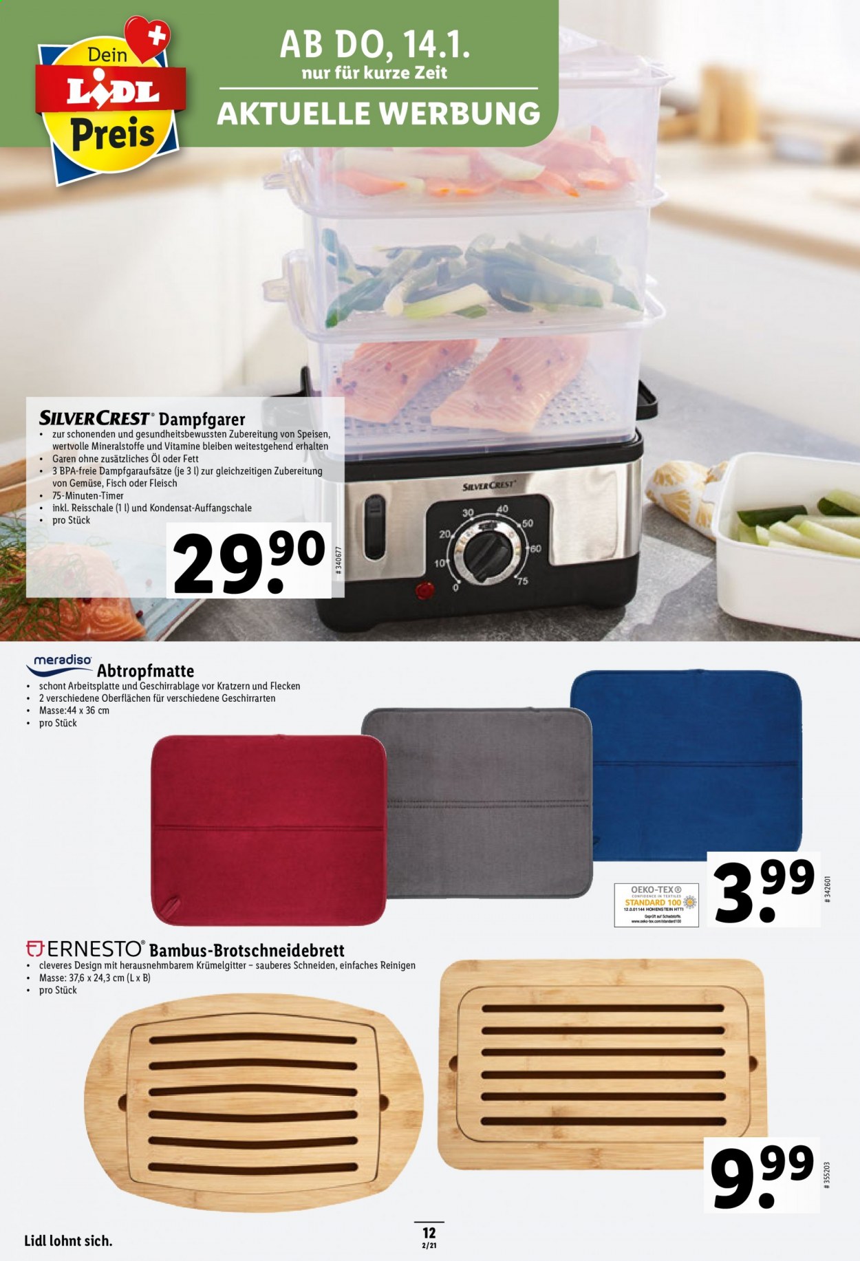Prospekt Lidl - 14.1.2021 - 20.1.2021. Seite 12