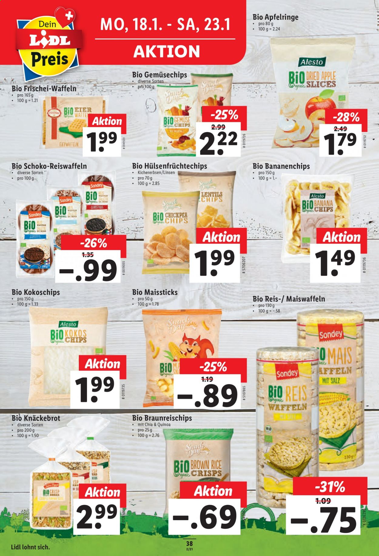 Prospekt Lidl - 14.1.2021 - 20.1.2021. Seite 38