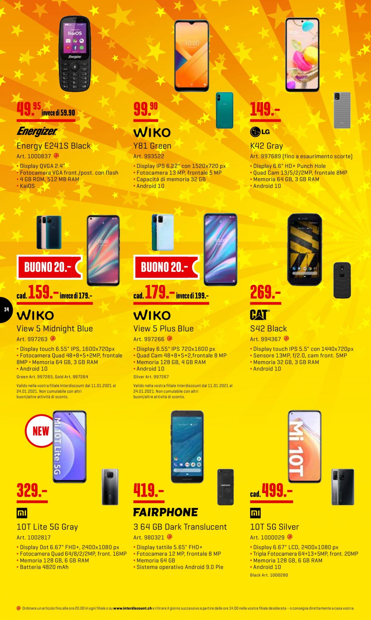Volantino Interdiscount - 11.1.2021 - 24.1.2021. Pagina 34
