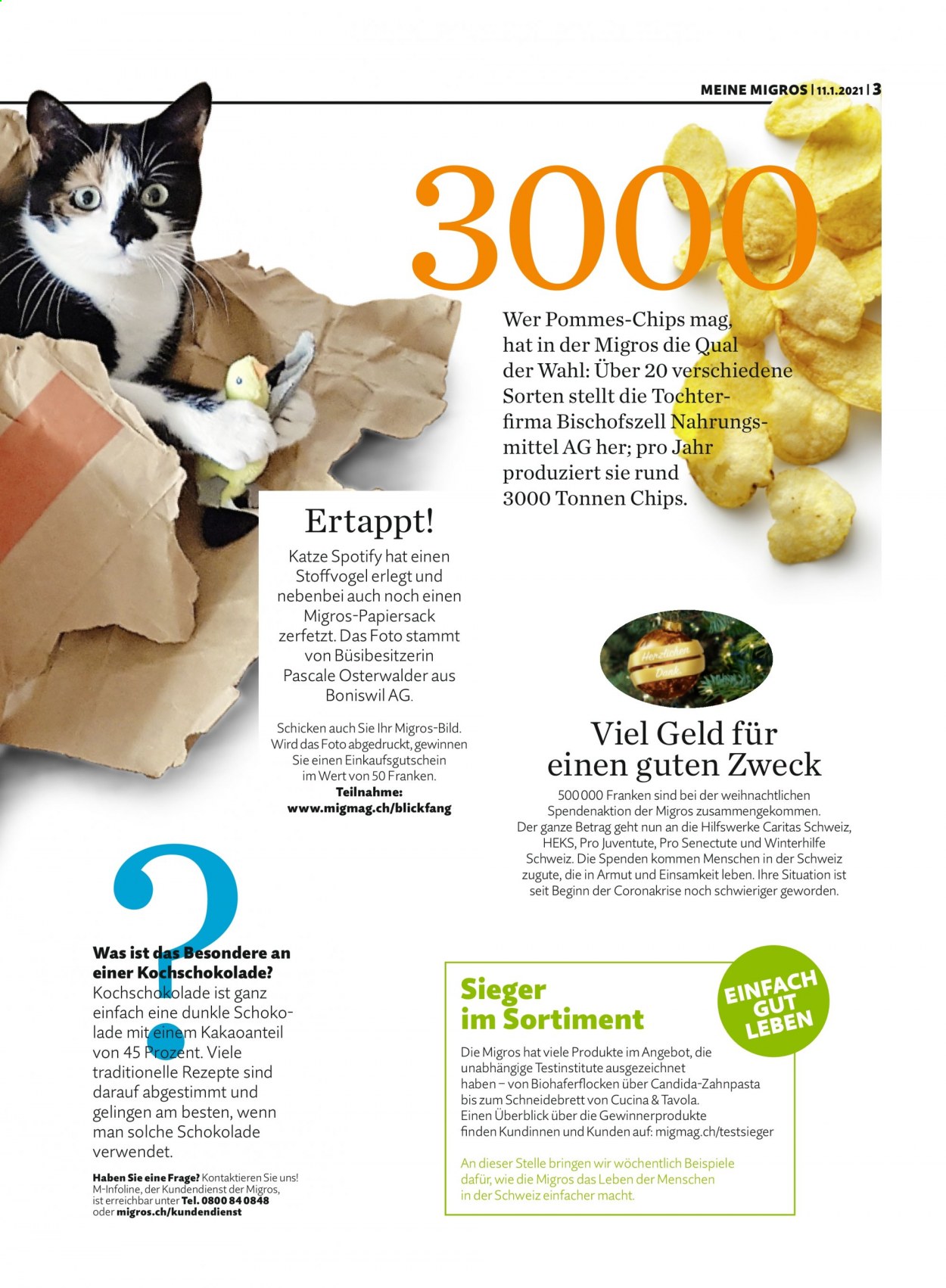 Volantino Migros - 11.1.2021 - 17.1.2021. Pagina 3
