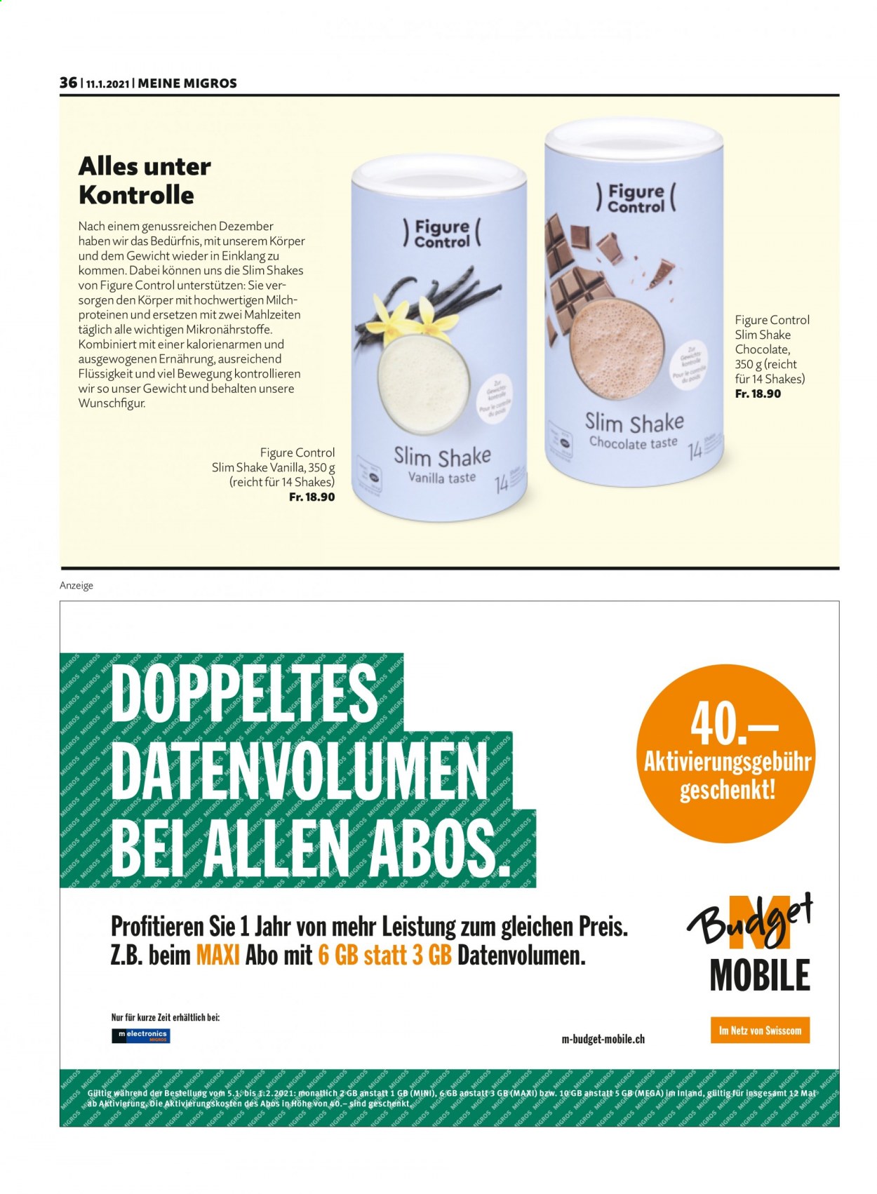 Volantino Migros - 11.1.2021 - 17.1.2021. Pagina 36