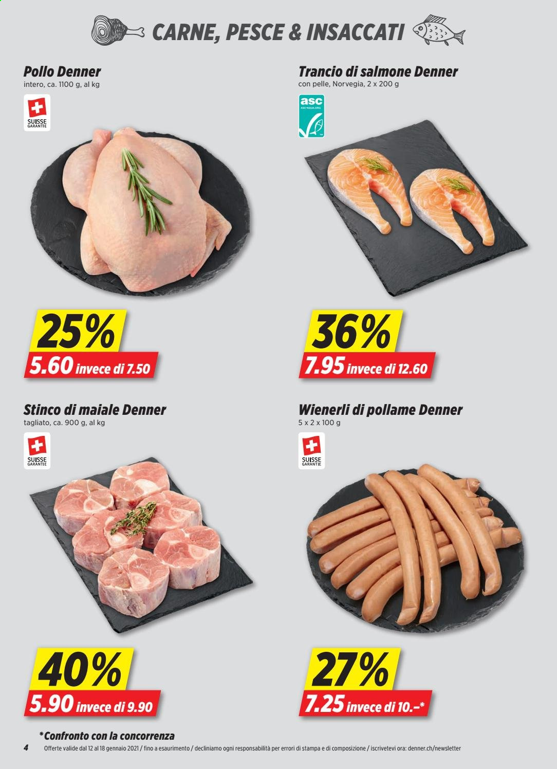 Prospekt Denner - 12.1.2021 - 18.1.2021. Seite 4