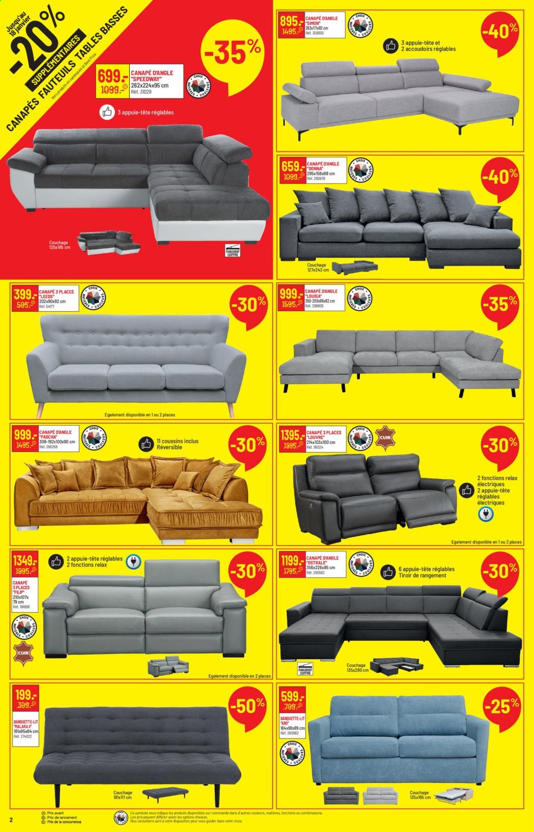Volantino Conforama - 12.1.2021 - 18.1.2021. Pagina 2