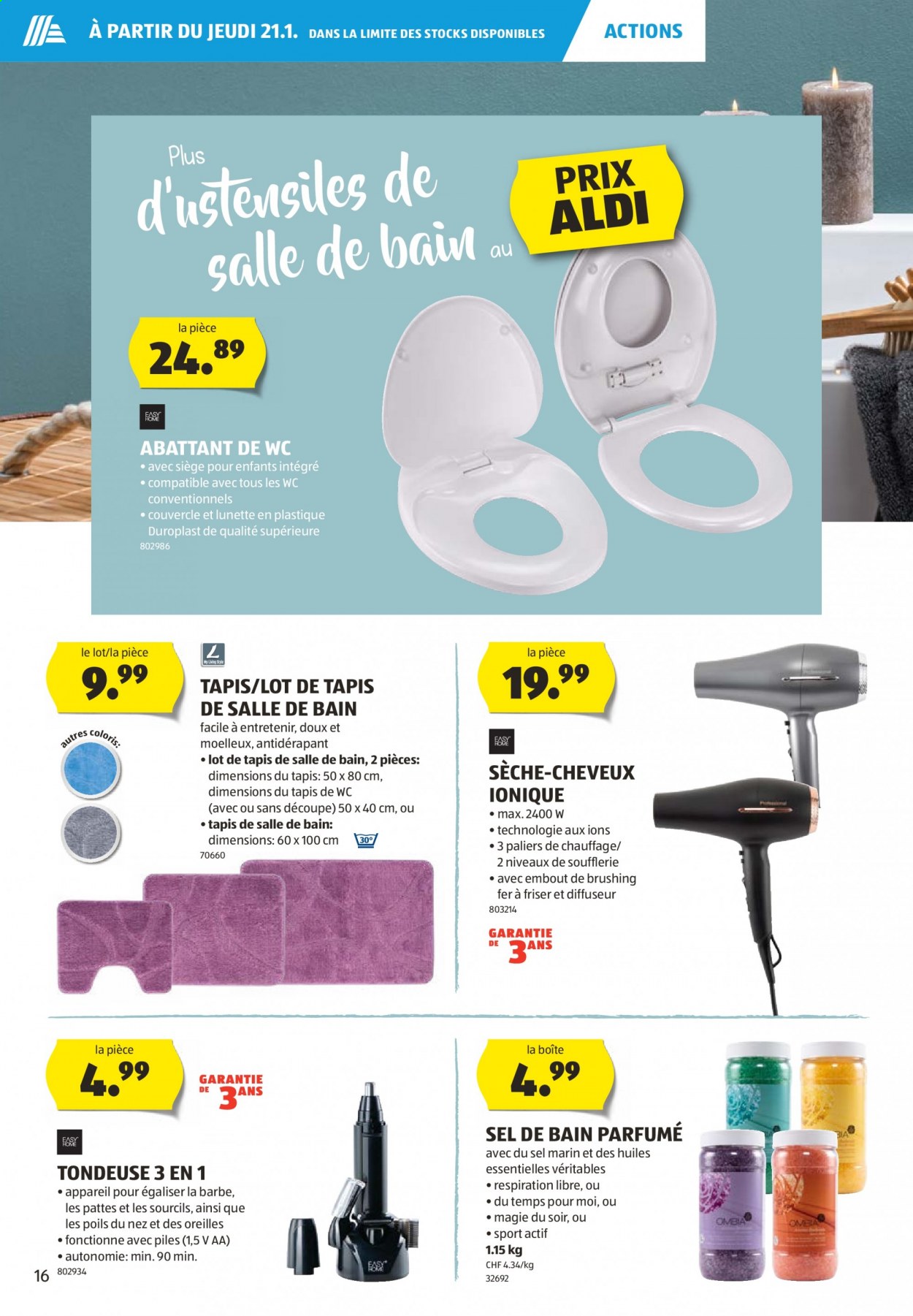 Volantino Aldi - 21.1.2021 - 27.1.2021. Pagina 16