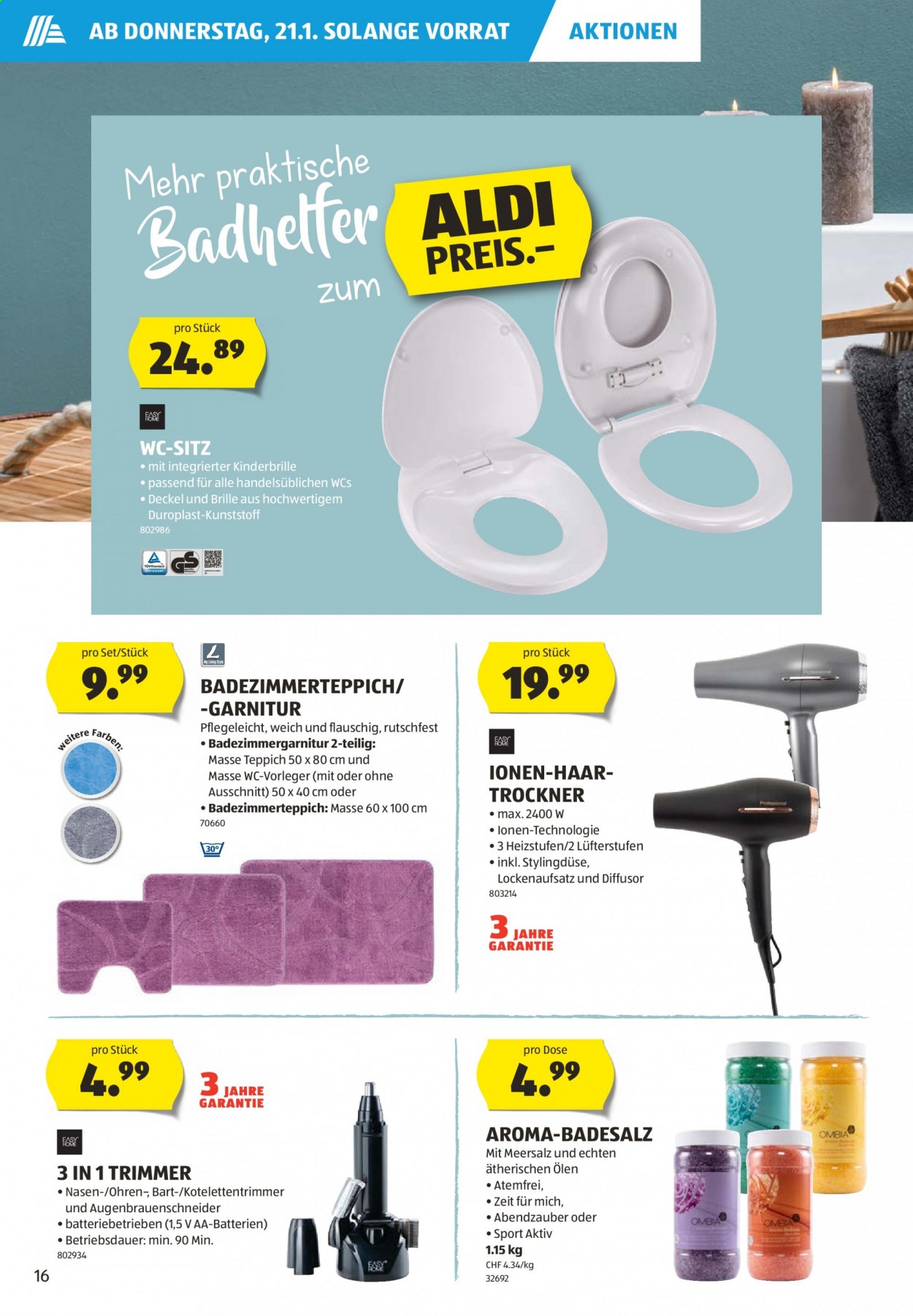 Volantino Aldi - 21.1.2021 - 27.1.2021. Pagina 16