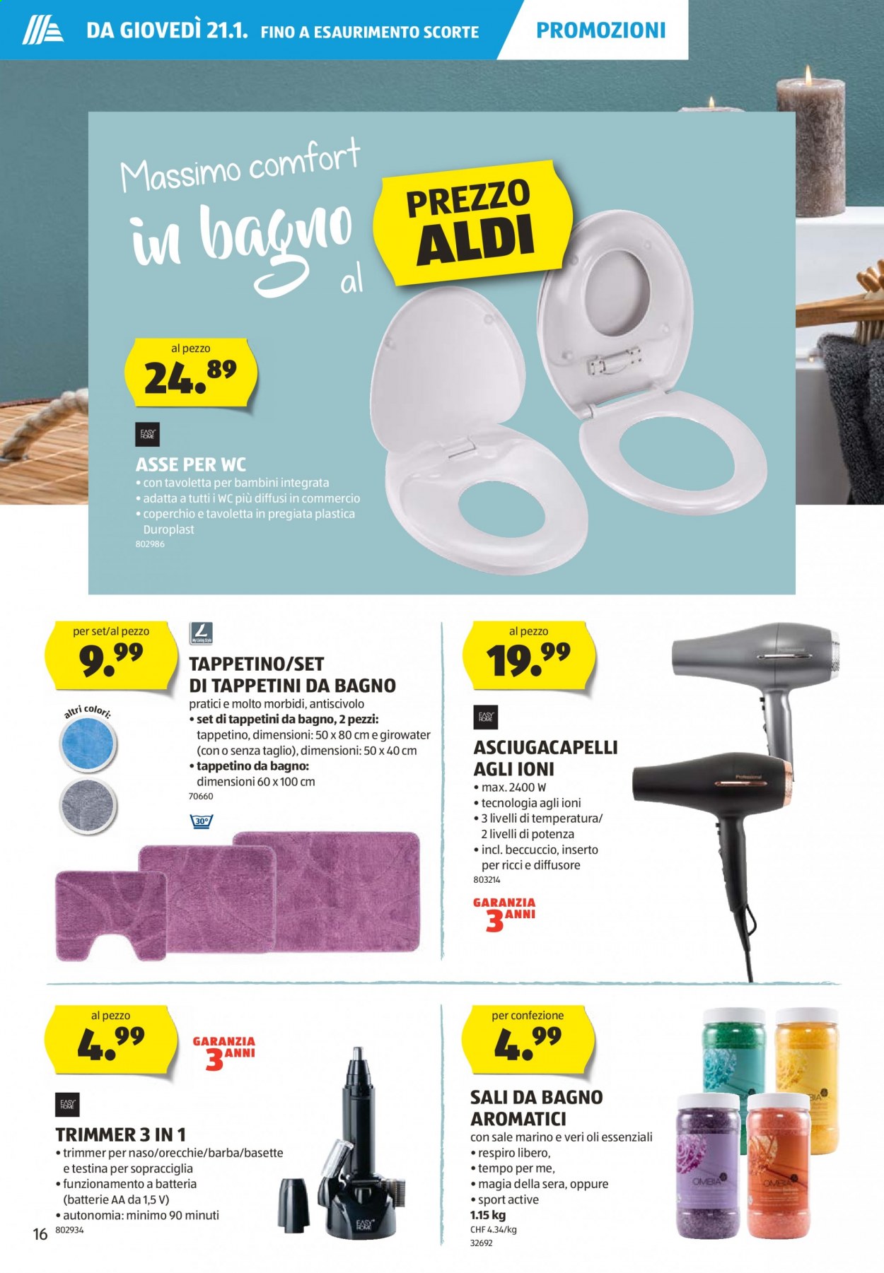 Prospekt Aldi - 21.1.2021 - 27.1.2021. Seite 16