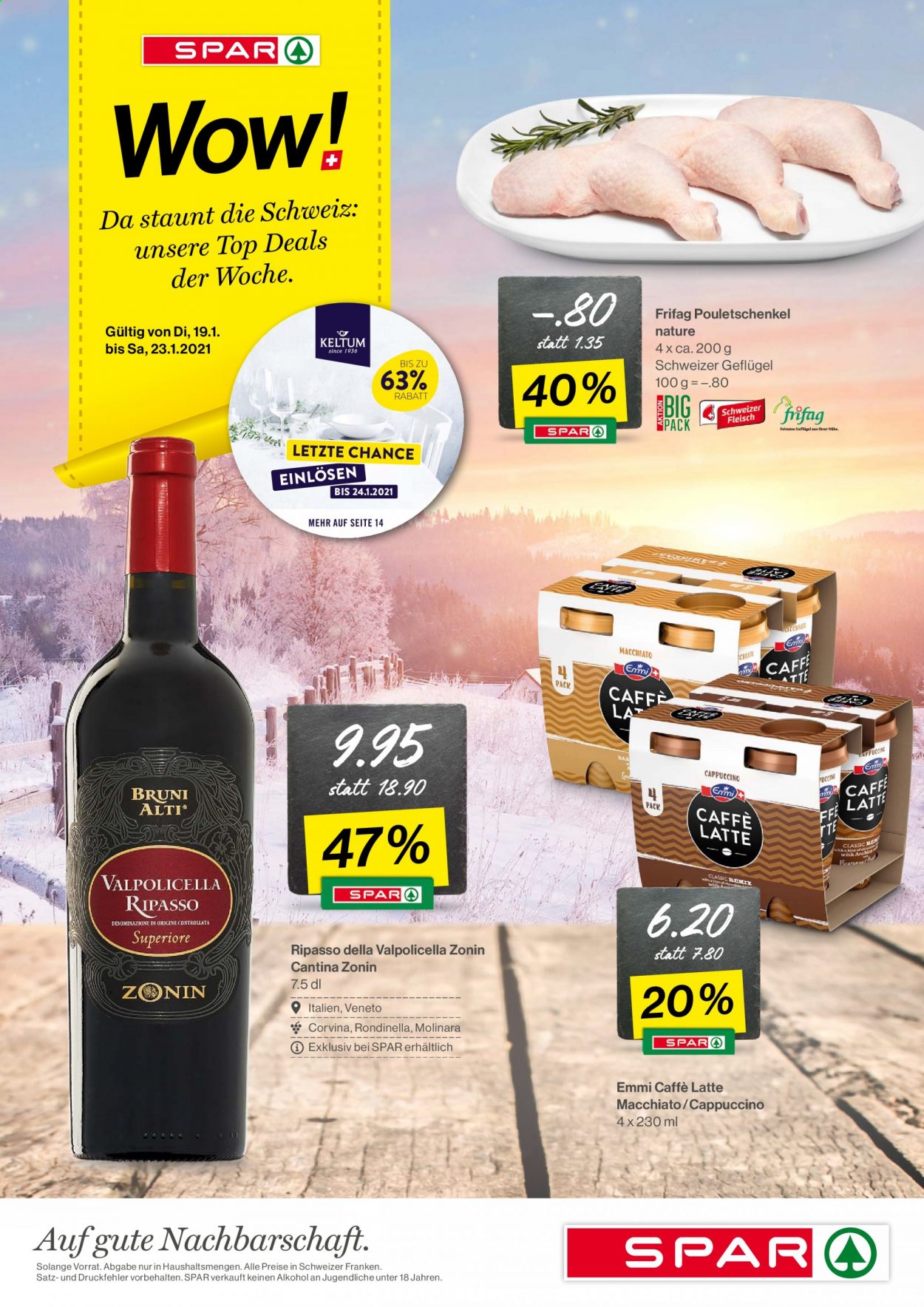 Volantino SPAR - 19.1.2021 - 23.1.2021. Pagina 1