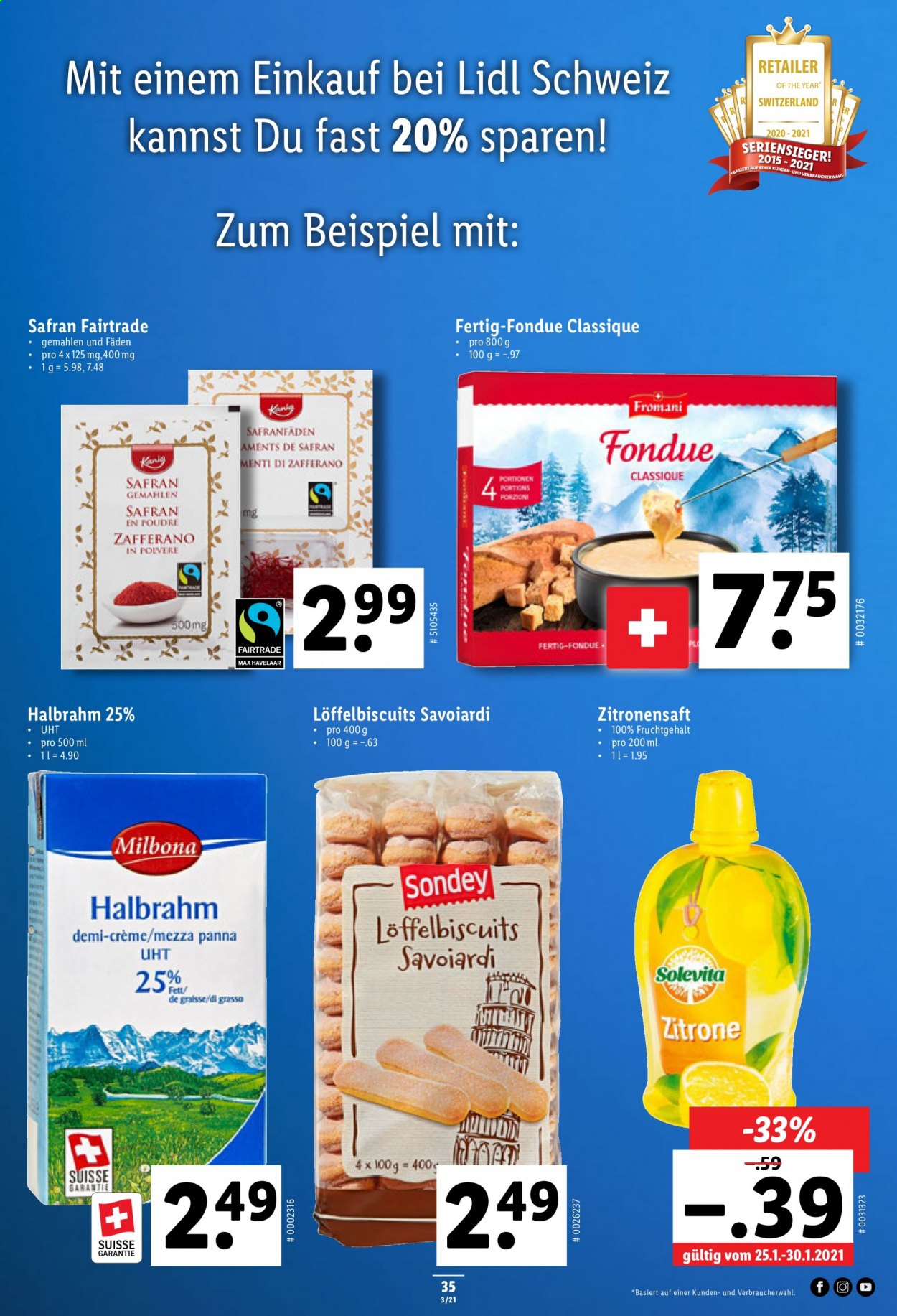 Prospekt Lidl - 21.1.2021 - 27.1.2021. Seite 35